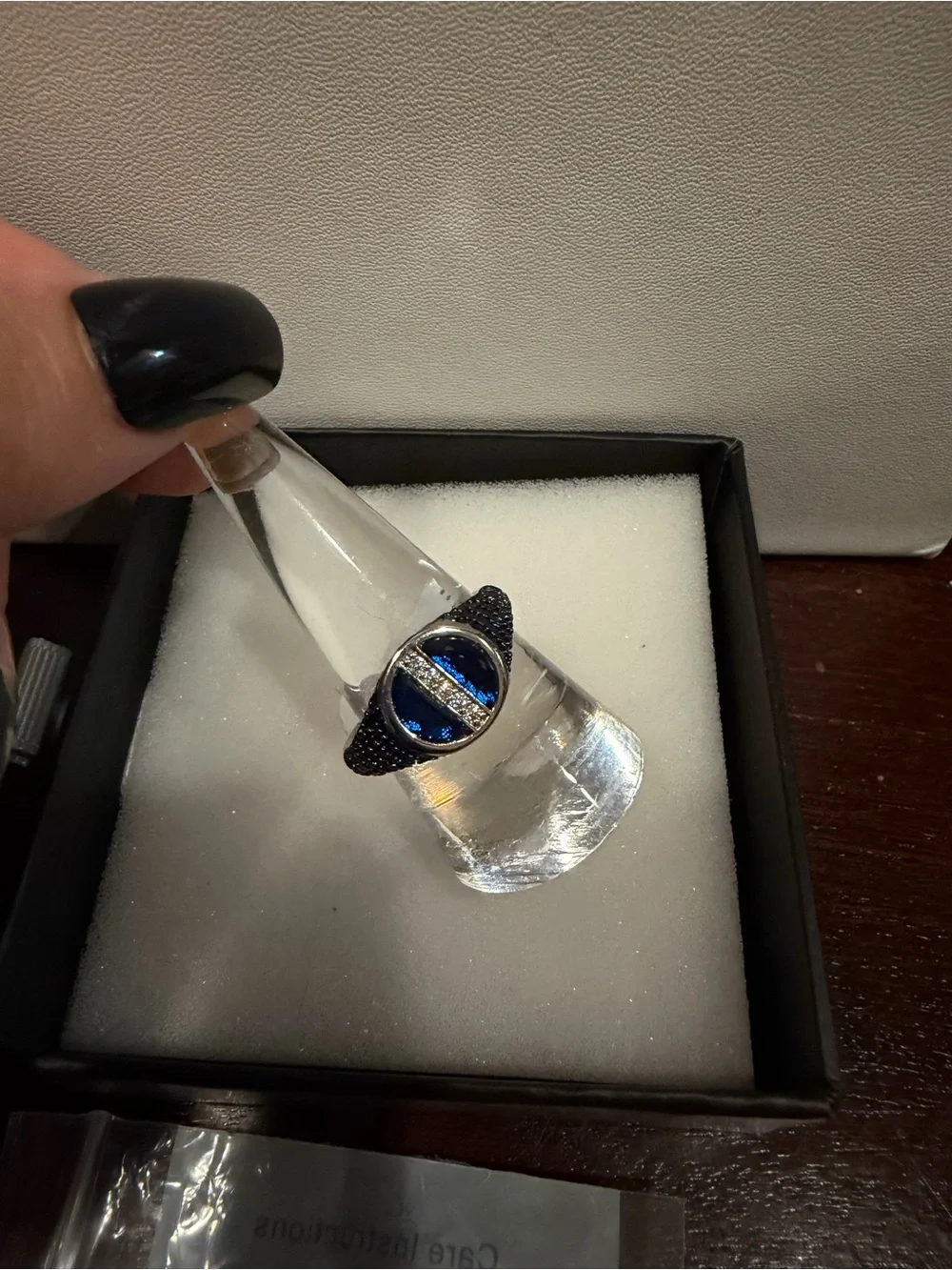 Power Move: Sapphire on Rhodium